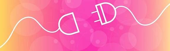 Sagesse dessin de rallonge électrique débranchée pour symboliser la déconnection