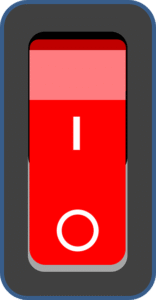 approche zero interrupteur rouge IO