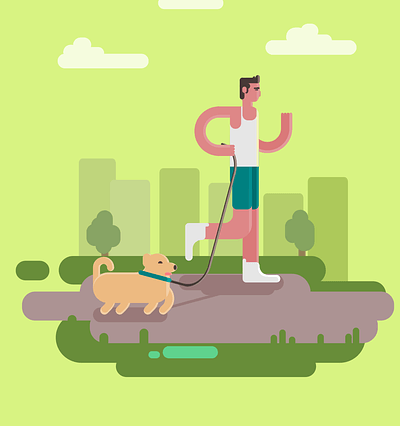 6 stratégies vieillir heureux illustration canicross