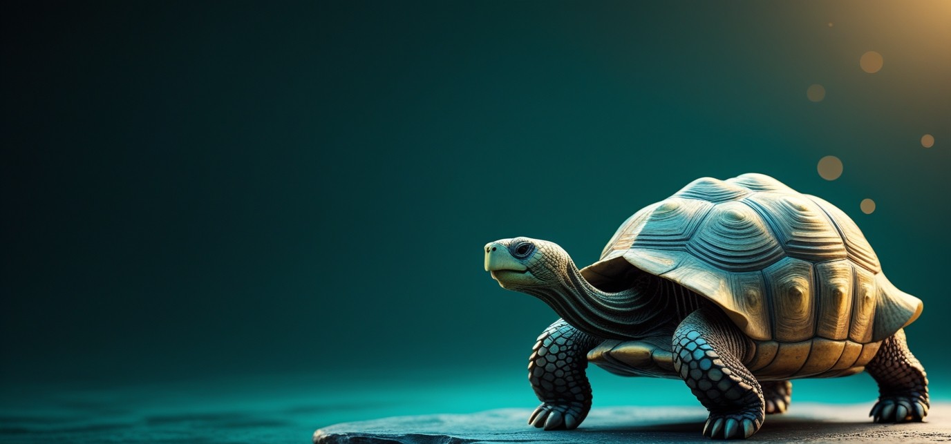 accompagnement sagesse imagée par la tortue symbole de la persévérance, sagesse et longévité
