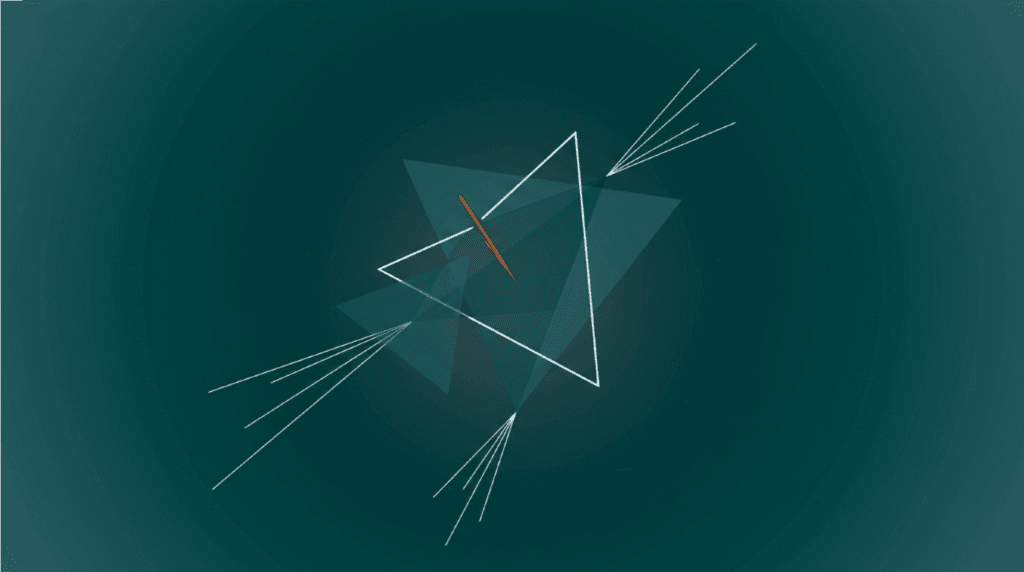 Se protéger de la méchanceté. symboles du triangle brisé