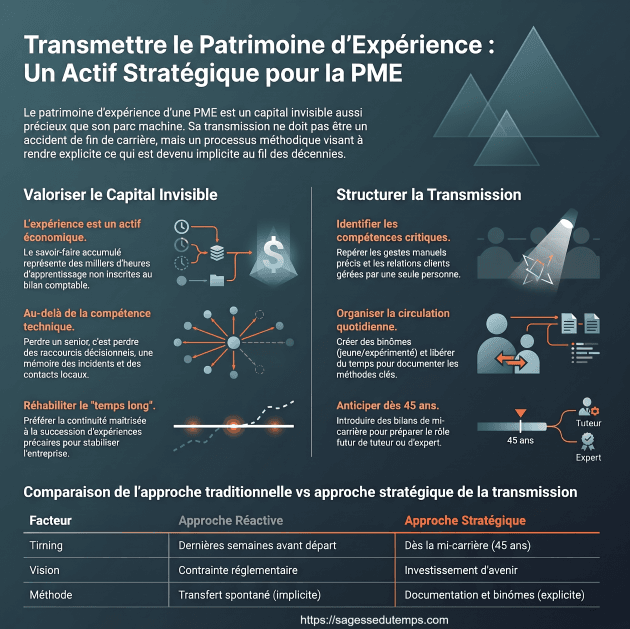 infographie transmettre le patrimoine d_expérience
