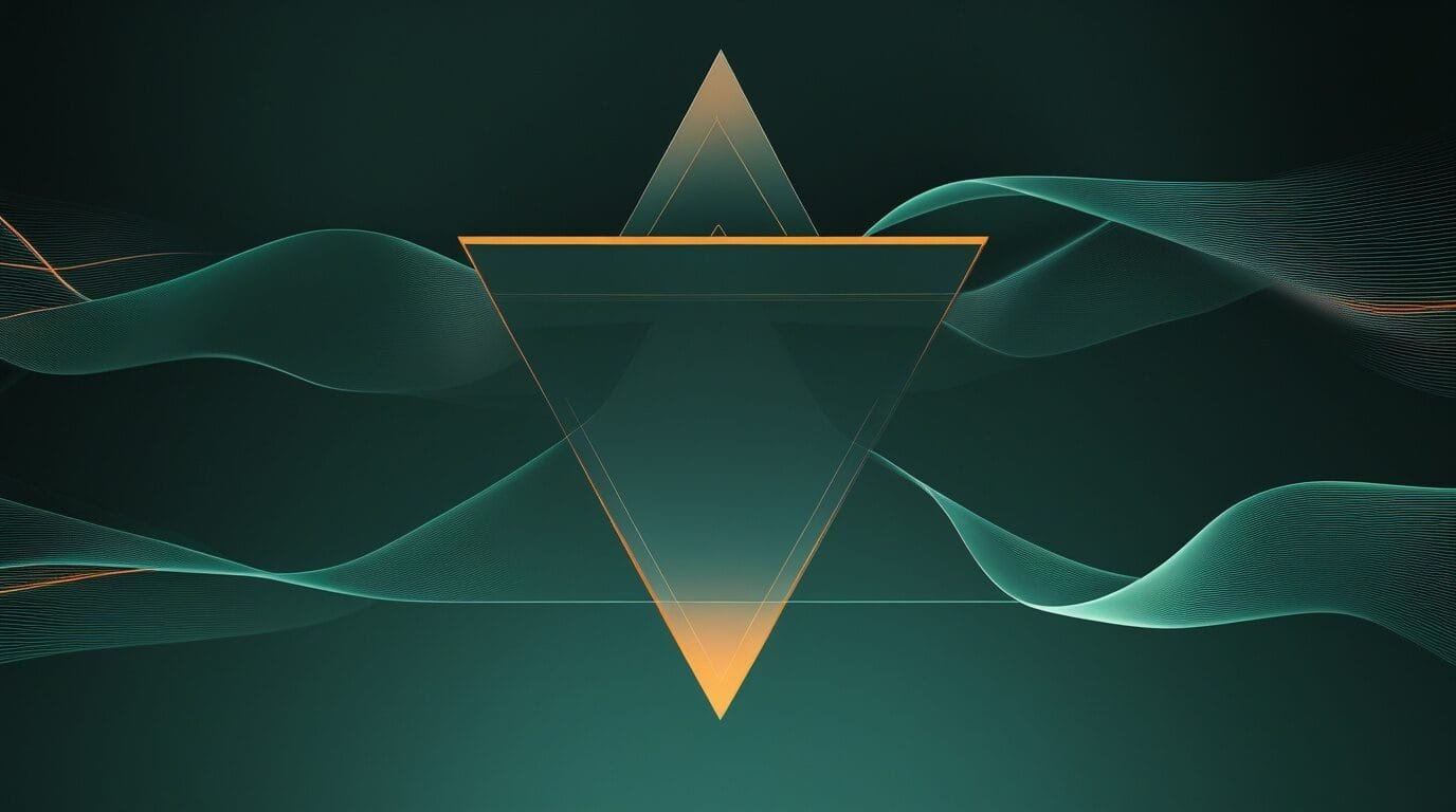 chronophobie temps qui passe symbolisé par des triangles et des vagues de lignes