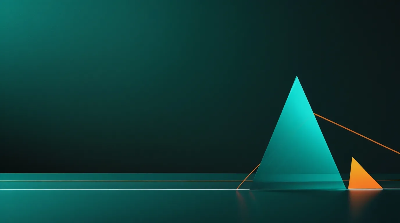 infantilisation seniors au travail symbolisé par un grand et un petit triangle