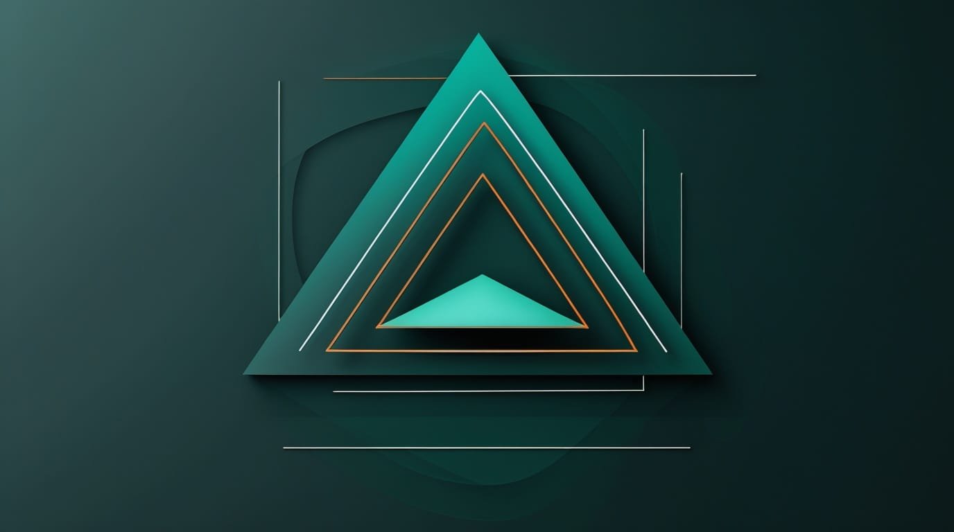 adolescence discernement sagesse symbolisé par un triangle qui s'épaissit