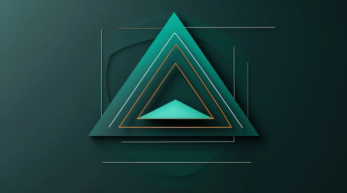 adolescence discernement sagesse symbolisé par un triangle qui s'épaissit