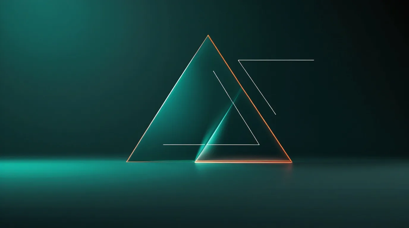 S'adapter au changement sagesse symbolisé par un triangle en construction