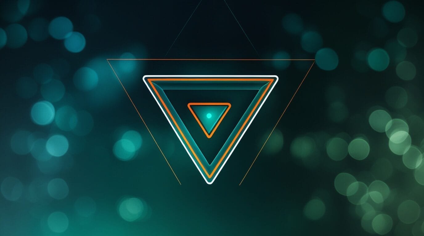 traverser le deuil absence symboliser par un triangle flou